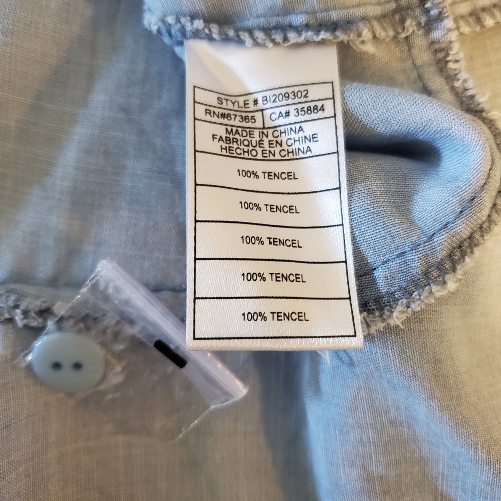 BB Dakota Janelle Chambray Wrap Skirt - Picture 6 of 7